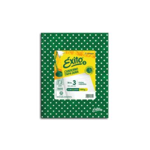 CUADERNO EXITO E3 UNIVERSO LUNARES TD X 48 HJ VERDE RY
