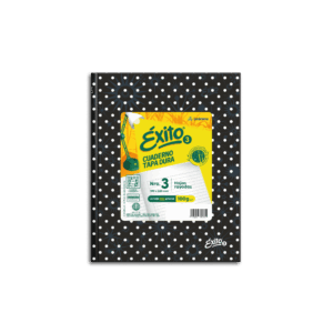CUADERNO EXITO E3 UNIVERSO LUNARES TD X 48 HJ NEGRO RY