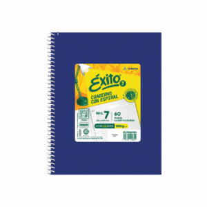CUADERNO EXITO E7 FORRADO UNIVERSO TD C/ESP X 60 HJ AZUL CD