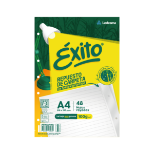 REPUESTO EXITO A4 C/ MARGEN REFORZADO X 48 HJ RY