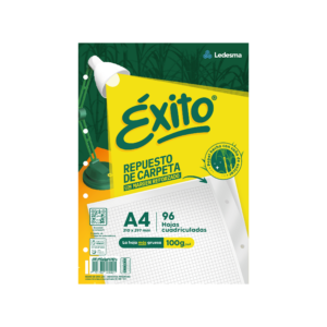 REPUESTO EXITO A4 C/MARGEN REFORZADO X 96 HJ CD