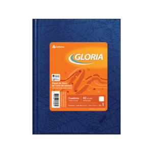 CUADERNO GLORIA FORRADO ARAÑA TAPA DURA X 48 HJ RY AZUL
