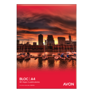 BLOCK AVON A4 X 80 HJ CD 2 PERFORACIONES