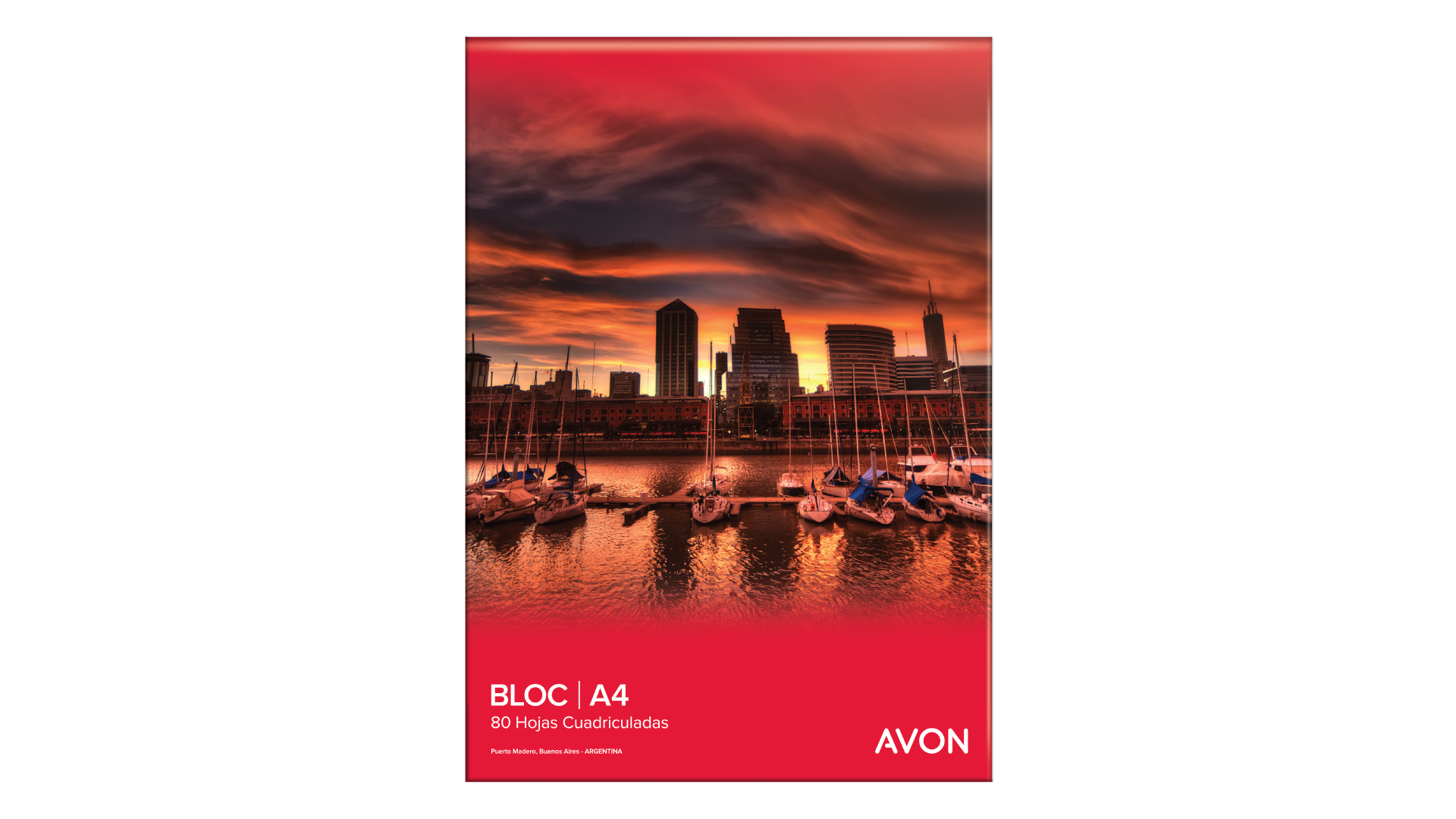 BLOCK AVON A4 X 80 HJ CD 2 PERFORACIONES