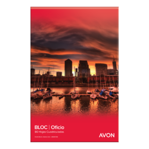 BLOCK AVON OFICIO X 80 HJ CD 2 PERFORACIONES