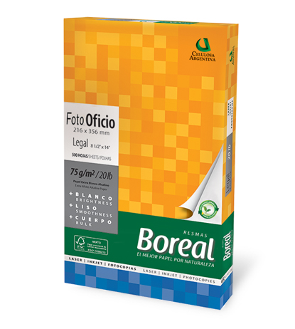 RESMA BOREAL 75 GRS OFICIO