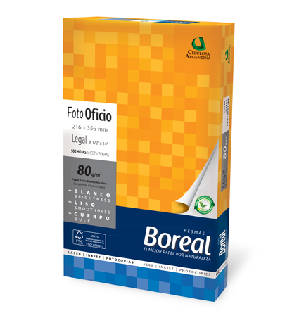 RESMA BOREAL 80 GRS FOTOCOPIA OFICIO