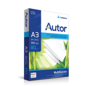 RESMA LEDESMA AUTOR 80 GRS A3 (DOBLE IRAM)