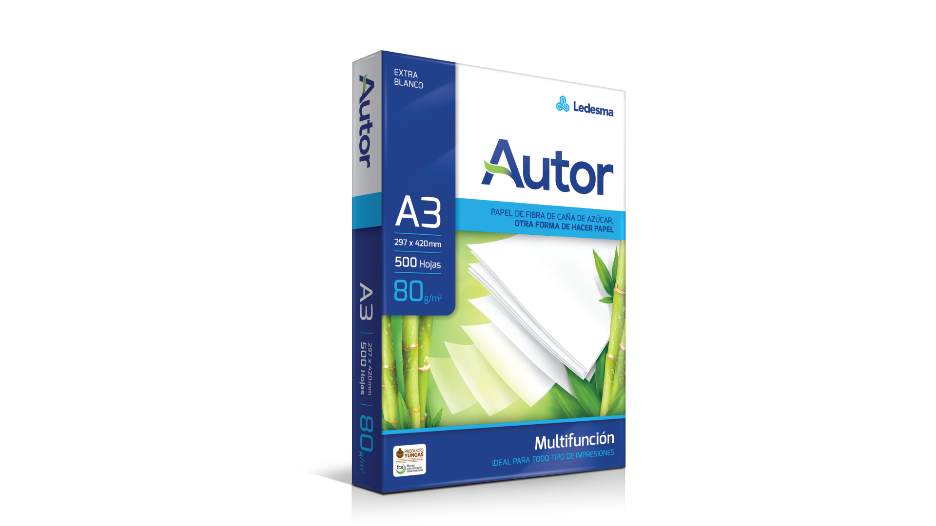RESMA LEDESMA AUTOR 80 GRS A3 (DOBLE IRAM)