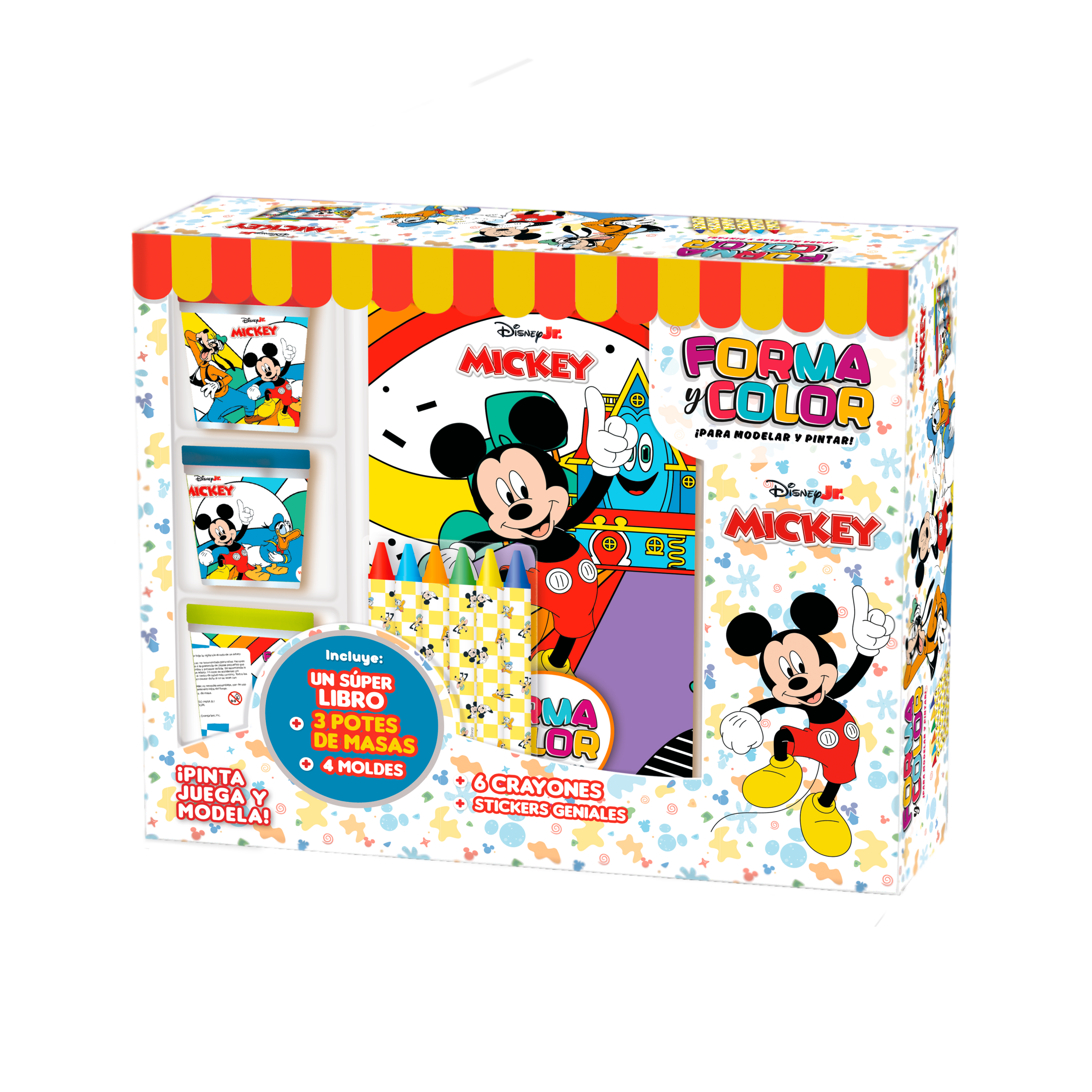 CAJA VERTICE FORMA Y COLOR MASAS MICKEY DJ Nº1 6356