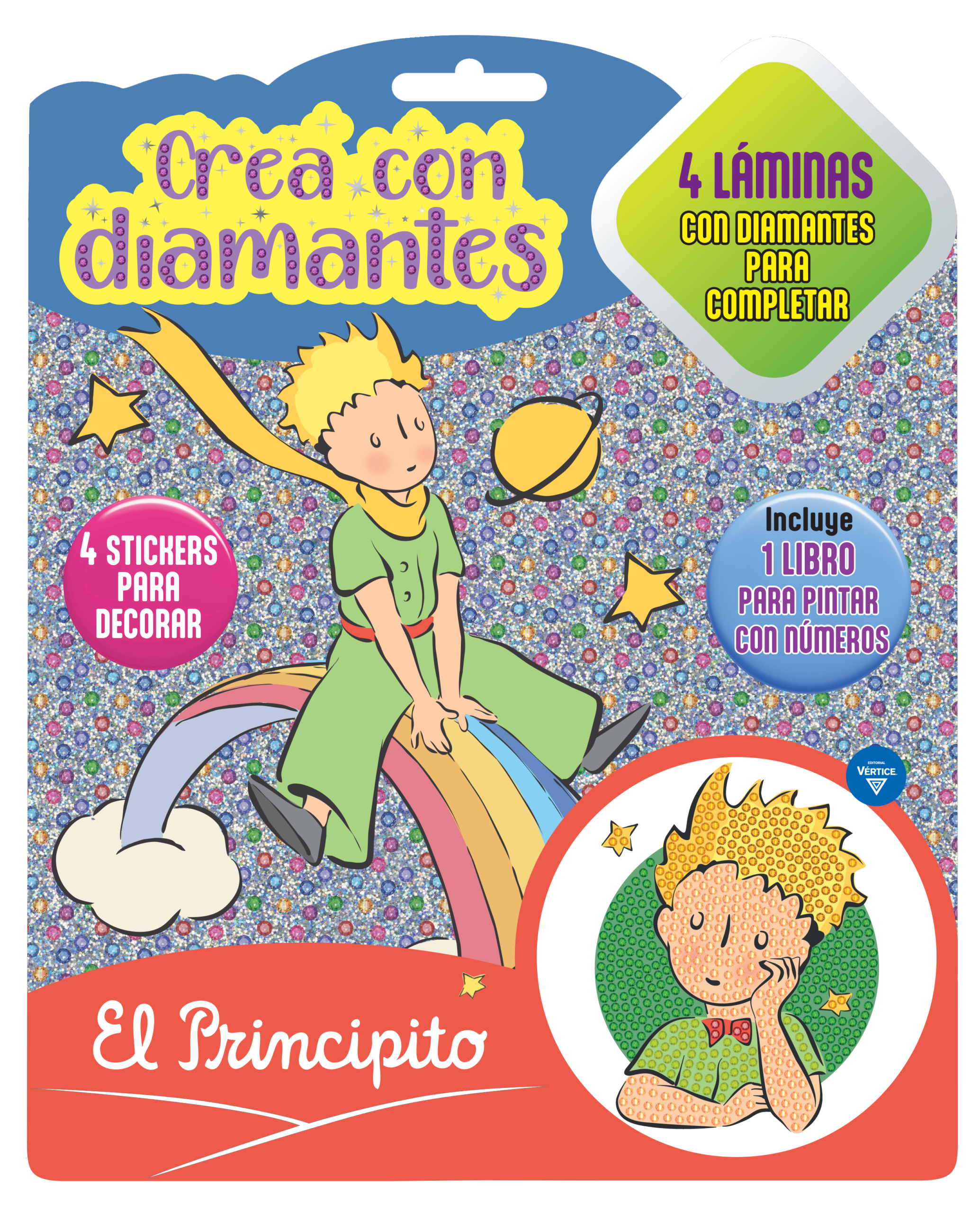 FLOW PACK VERTICE CREA CON DIAMANTES EL PRINCIPITO Nº1 6706