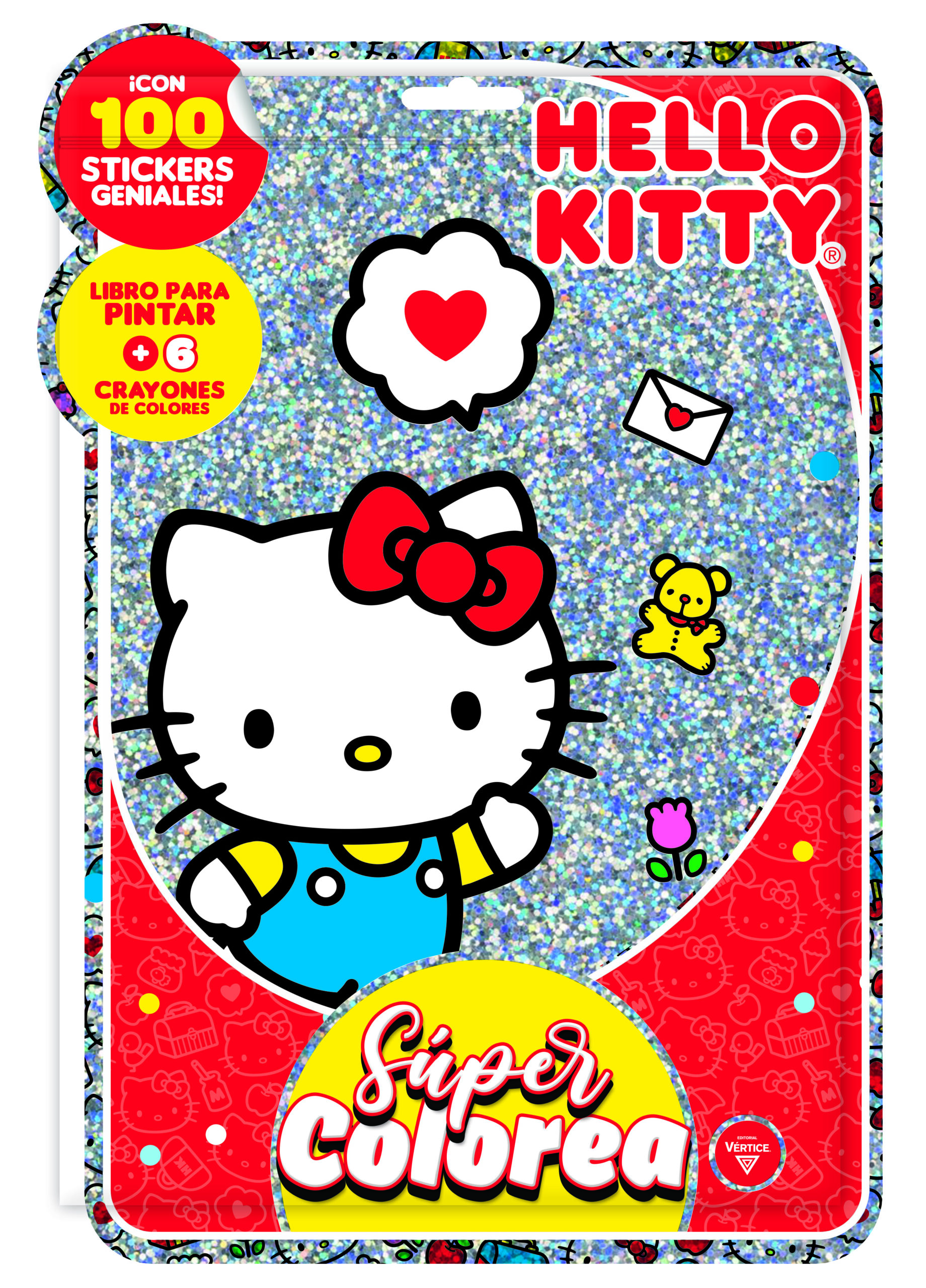 FLOW PACK VERTICE SUPER COLOREA HELLO KITTY Nº1 6518