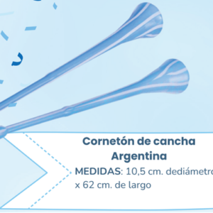CORNETON DE CANCHA ARGENTINA VUVUZELA 506