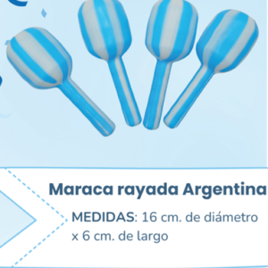 MARACA RAYADA ARGENTINA 723