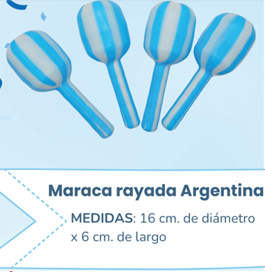 MARACA RAYADA ARGENTINA 723