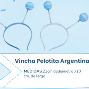 VINCHA PELOTITA ARGENTINA 515