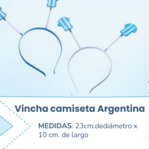 VINCHA CAMISETA ARGENTINA 523