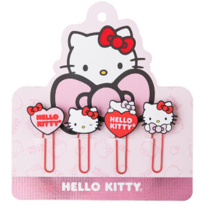 PAPER CLIPS MOOVING FUN X 4 UN HELLO KITTY