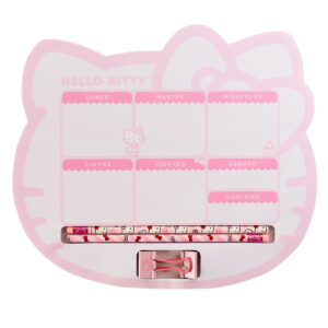 PLANNER MOOVING SEMANAL C/ ACCESORIOS HELLO KITTY