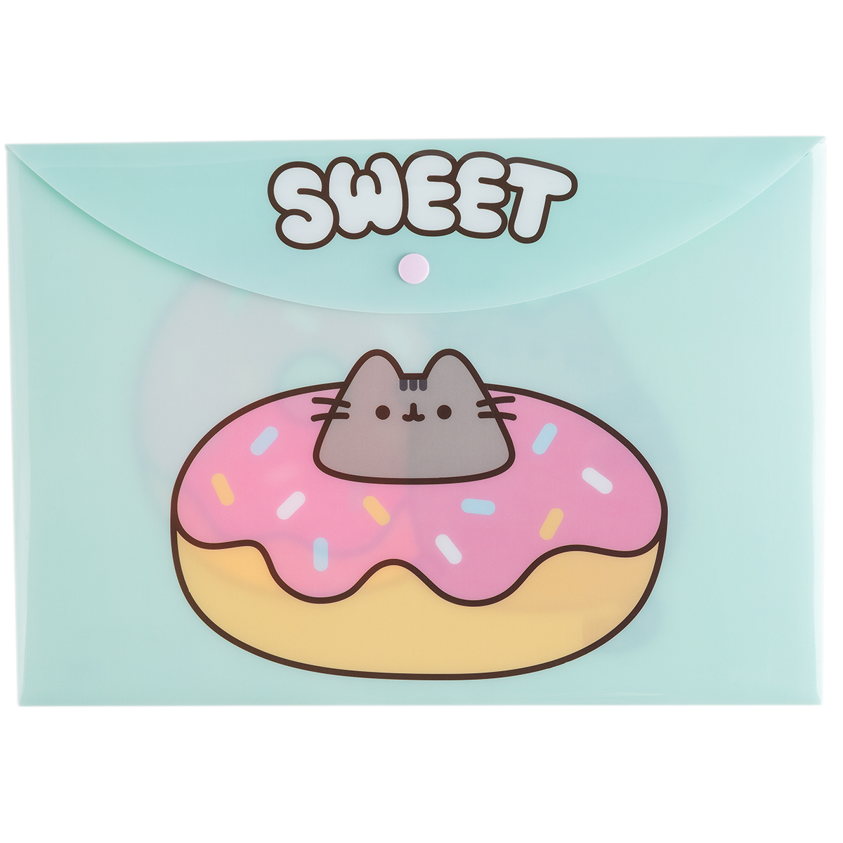 SOBRE MOOVING C/ BOTON A4 PUSHEEN