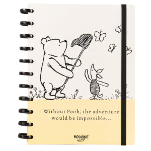 CUADERNO MOOVING LOOP A DISCOS CARTA WINNIE THE POOH