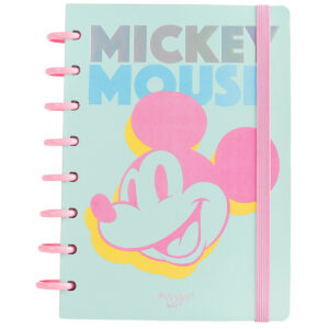 CUADERNO MOOVING LOOP A DISCOS A5 MICKEY MOUSE