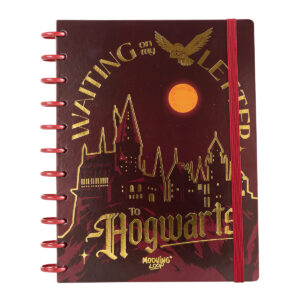 CUADERNO MOOVING LOOP A DISCOS CARTA HARRY POTTER