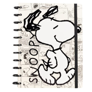 CUADERNO MOOVING LOOP A DISCOS CARTA SNOOPY