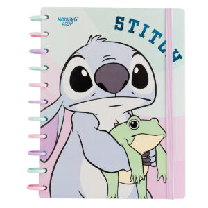 CUADERNO MOOVING LOOP A DISCOS CARTA STITCH