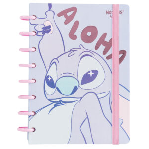 CUADERNO MOOVING LOOP A DISCOS A5 STITCH