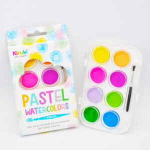 ACUARELA KIRUKI COL PASTEL X 8 UN C/ PINCEL