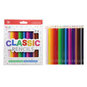 LAPICES COLORES KIRUKI RESINA LARGOS X 24 UN