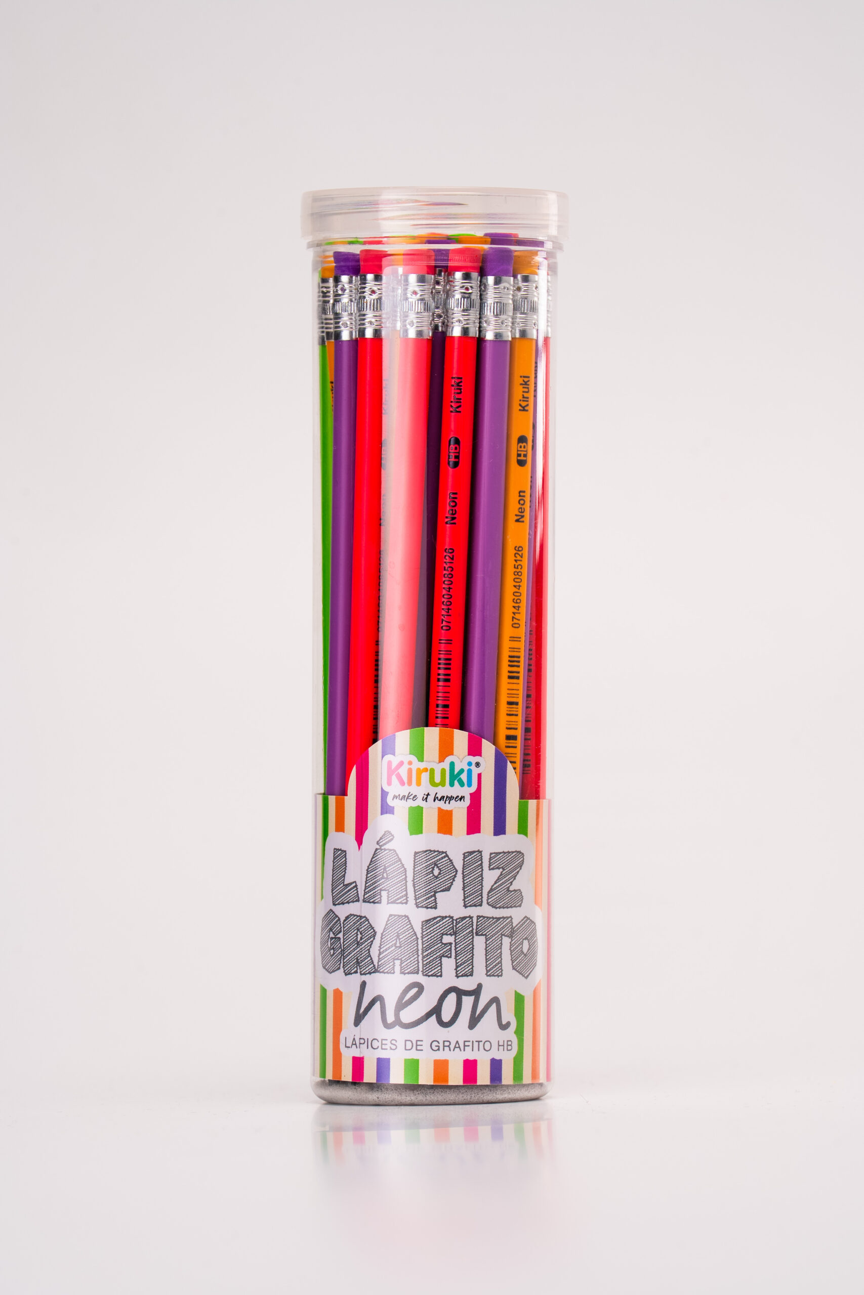 LAPIZ GRAFITO KIRUKI HB NEON X 36 UN