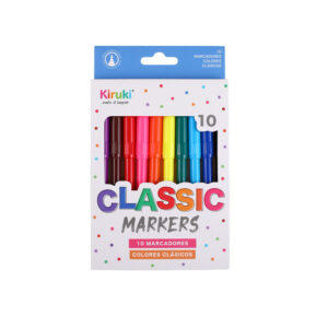 MARCADOR KIRUKI COLORES CLASICOS X 10 UN