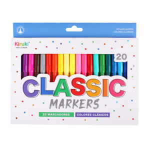 MARCADOR KIRUKI COLORES CLASICOS X 20 UN