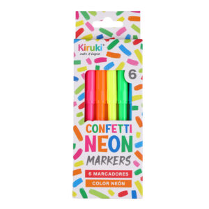 MARCADOR KIRUKI COLORES FLUO X 6 UN