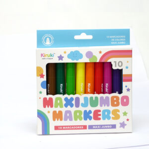 MARCADOR KIRUKI MAXI JUMBO CLASICOS X 10 UN