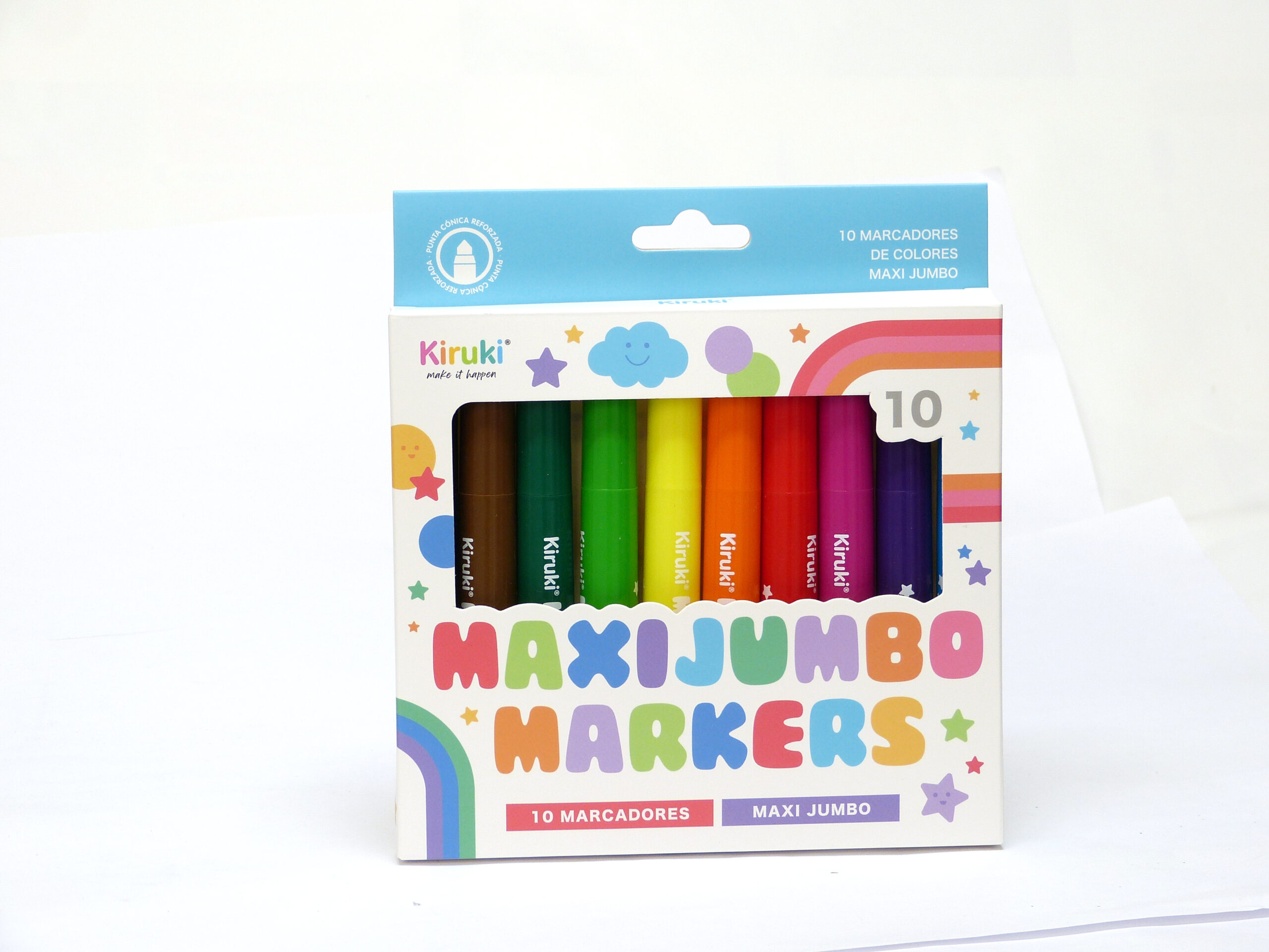 MARCADOR KIRUKI MAXI JUMBO CLASICOS X 10 UN