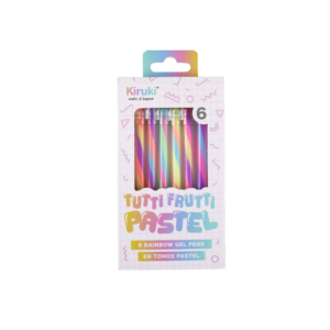 ROLLER KIRUKI TUTTI FRUTTI PASTEL X 6 UN