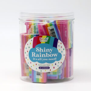 GOMA DE BORRAR KIRUKI RAINBOW X 36 UN