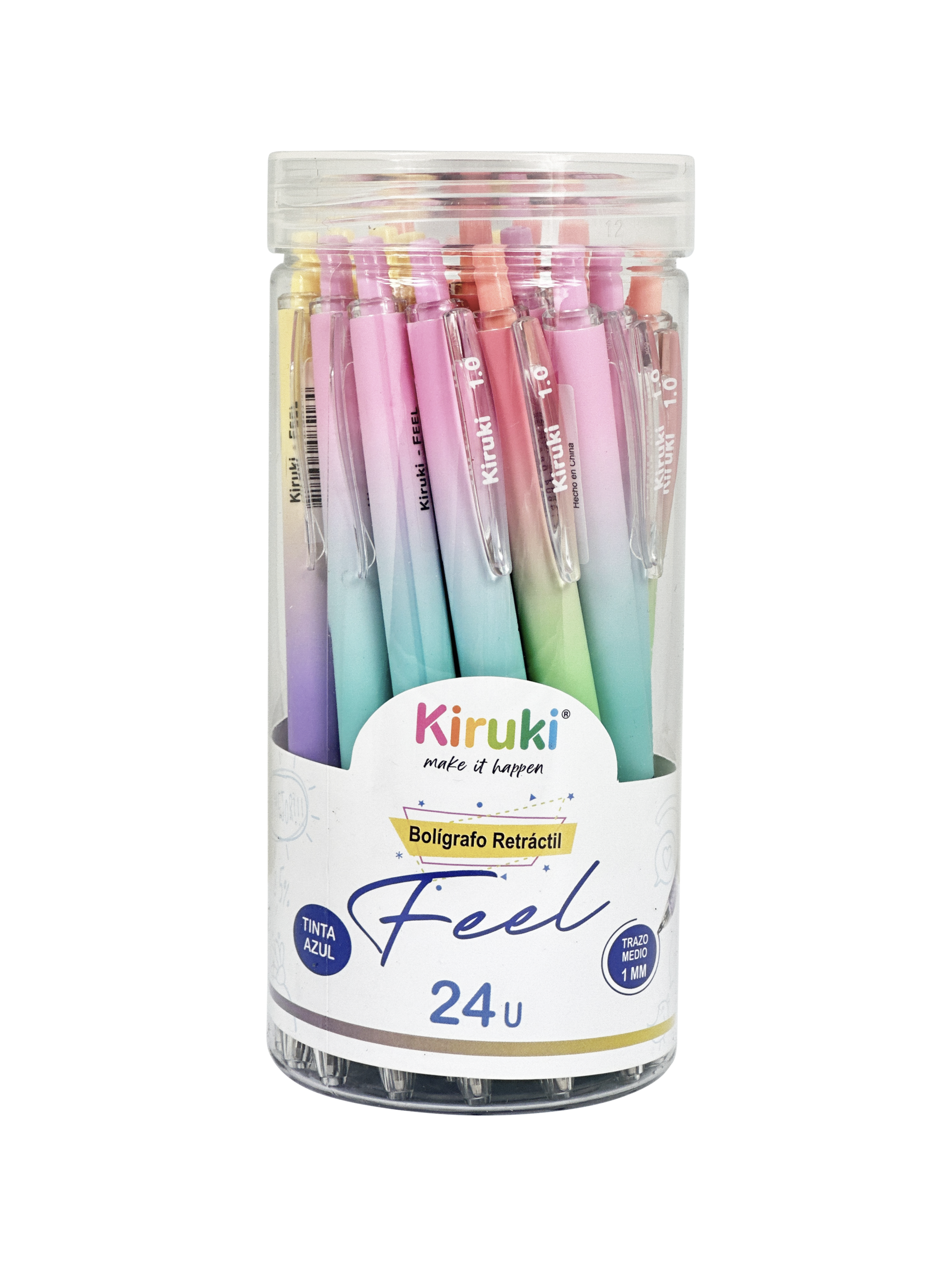BOLIGRAFO KIRUKI FEEL X 24 UN AZUL