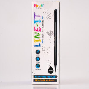 MICROFIBRA KIRUKI LINE IT X 12 UN NEGRO