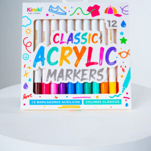 MARCADOR KIRUKI ACRILICO  X 12 CLASICO