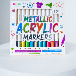 MARCADOR KIRUKI ACRILICO  X 12 METALIZADO