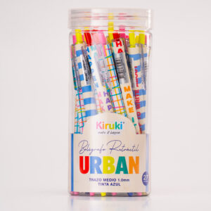 BOLIGRAFO KIRUKI URBAN X 27 UN TINTA AZUL