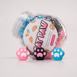 SACAPUNTAS KIRUKI CAT PAW DE SILICONA 1 ORIF X 42 UN