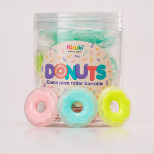 GOMA DE BORRAR KIRUKI DONUTS P/ ROLLER BORRAB X 25 UN