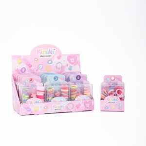 SET KIRUKI ACCESORIOS TONOS PASTEL X 12 UN