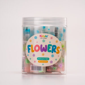GOMA DE BORRAR KIRUKI FLOWERS X 40 UN