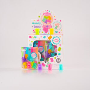 GOMA DE BORRAR KIRUKI YUMMY BEARS CANDY BAG X 24 UN